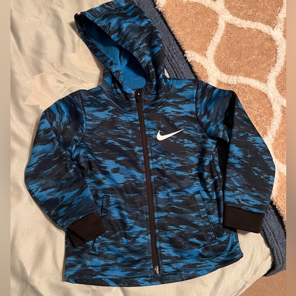 Nike basketball Elite blue and black hooded jacket and pants set toddler 2T EUC - Picture 3 of 16